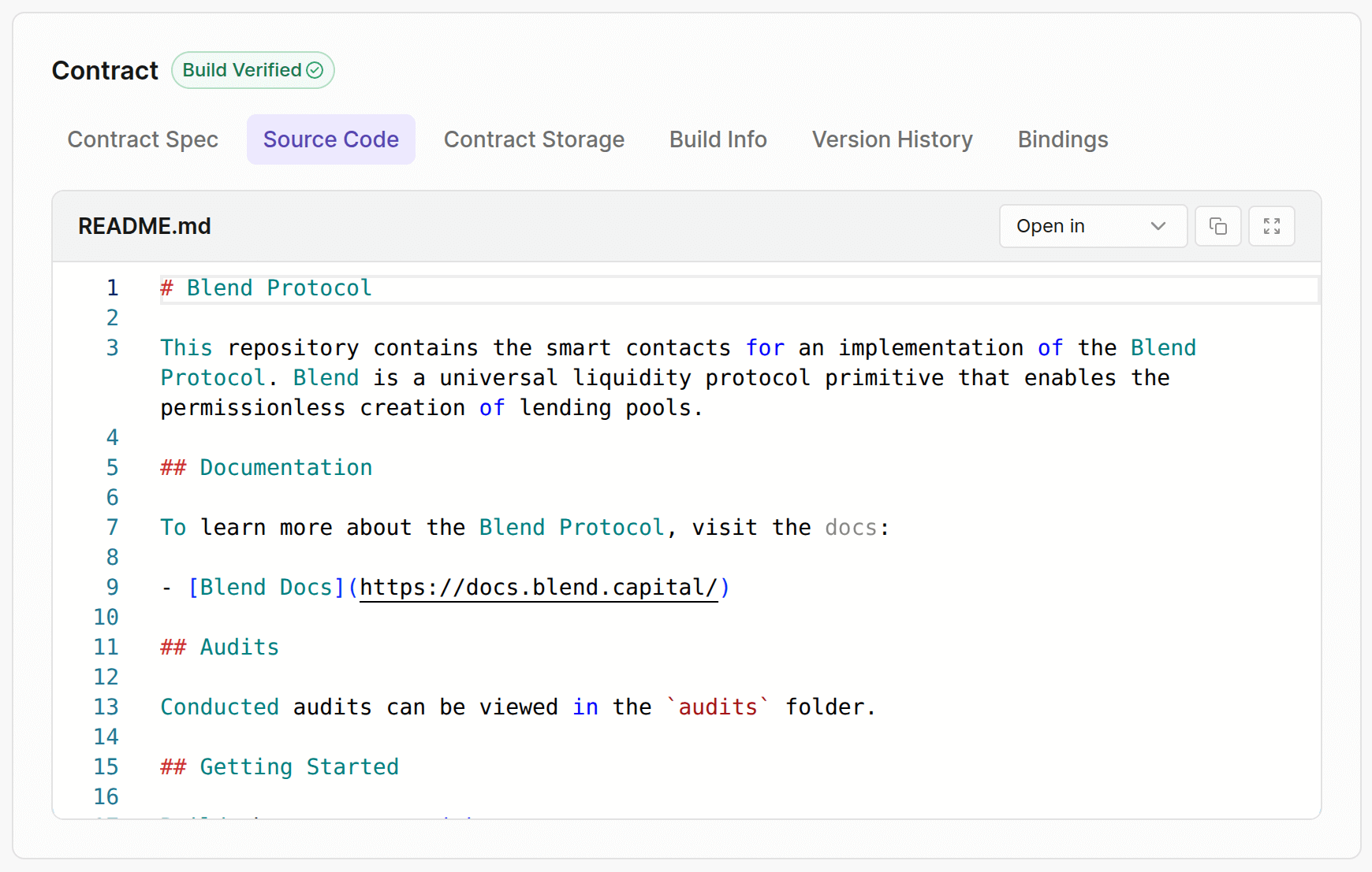 Lab: Contract Explorer: Source Code